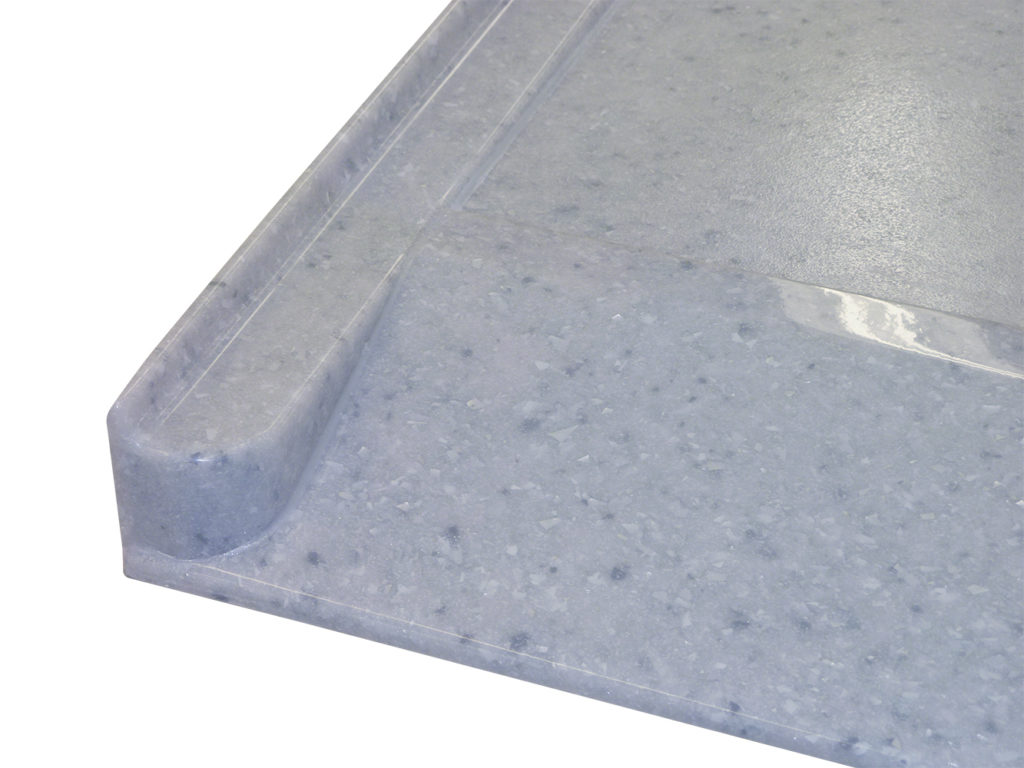 Custom Onyx Ramped Curb Shower Base Southern Materials Bathroom Remodel