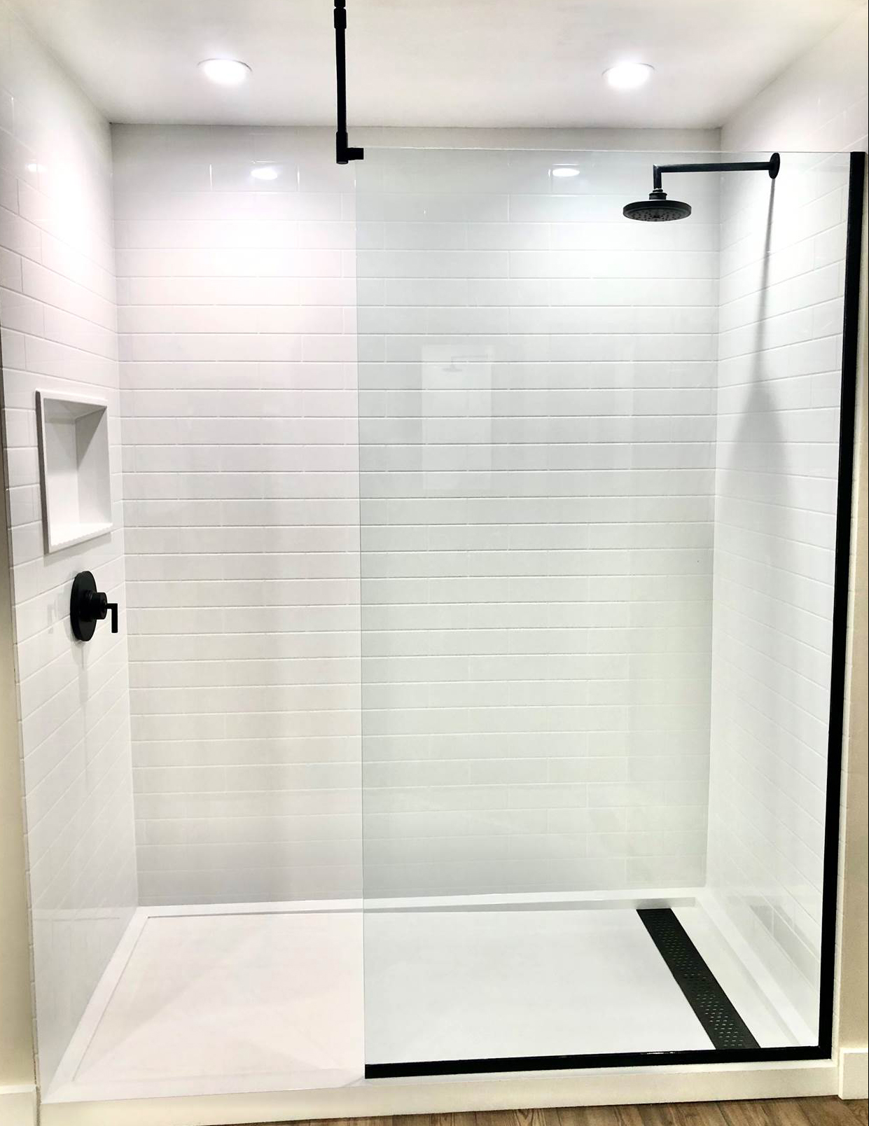 Onyx Shower Wall Panels  Southern Materials Bathroom Remodel